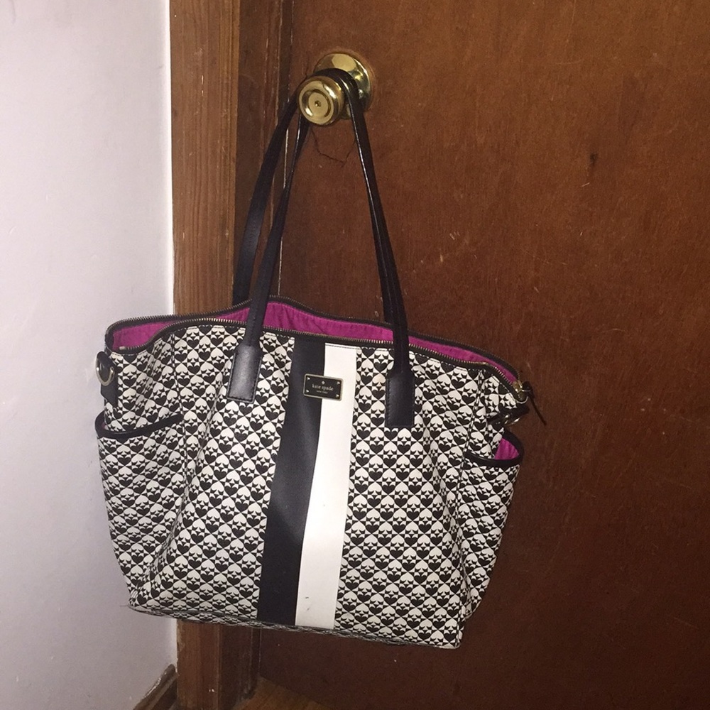 SOLD-Kate Spade Signature Pattern Tote -SOLD